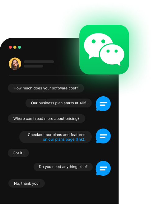 AI Chatbot for WeChat